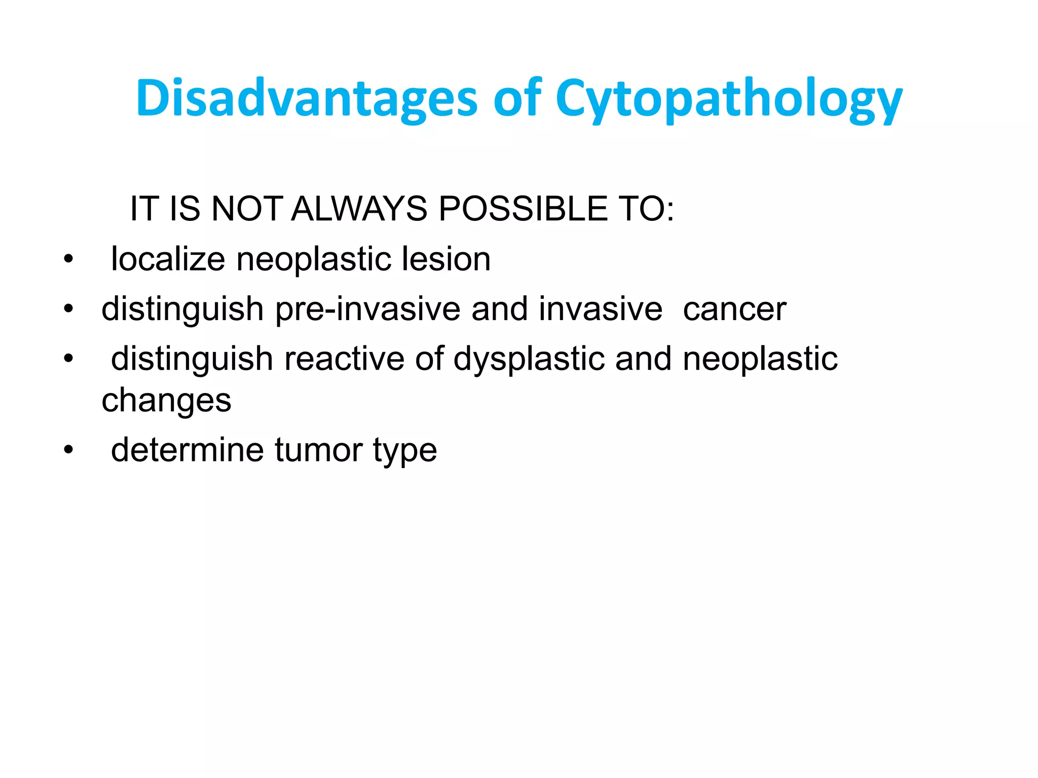 diagnostic Cytology introduction , Body fluids cytology