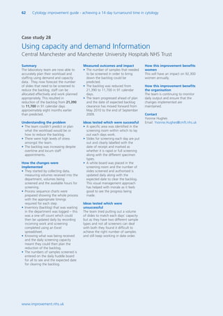 Cytology improvement guide: achieving a 14 day turnaround time in ...