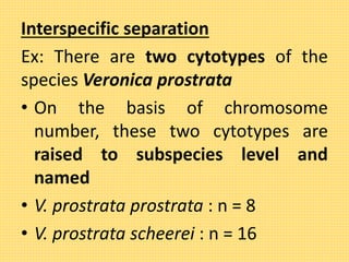 Cytotaxonomy | PPTX