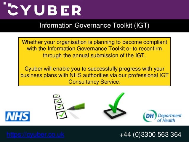 cyuber-nhs-information-governance-toolkit-igt