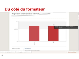 Du côté du formateur
32
 