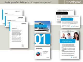 Ludwigshafen Relaunch | Vorlagenmanagement
 