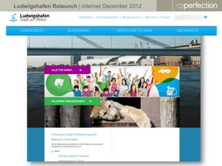 Ludwigshafen Relaunch | Internet Dezember 2012
 