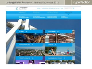 Ludwigshafen Relaunch | Internet Dezember 2012
 