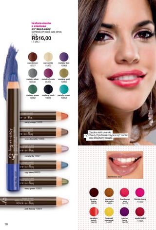 textura macia
e cremosa
cy° big-n-eacy
sombras em lápis para olhos
2.2 g
X*7<266
( 7 pts.)
votq lkroi z 10924
vgi loi uikgt
10958
skzgri yor|kx
05438
skzgri rorgi
10963
skzgri mxkkt
10962
skzgri murj
10965
skzgri l{iyog
05464
skrzgi hrgiq
10959
lgti mxkkt 10922
kgi }nozk
15330
kgi uxgtmk 15328
kgi hxu}t
15327
i z hr{ky 09920
i svr ror 10927
ixgi hx{tkzzk 10935
Carolina está usando
cyº b3auty l1ps fresia crayon e cyº coctel
kiss strawberry colada
gvvrk hkrroto
14425
igyyoy ut
znk xuiqy
14424
ng}}goo
votkgvvrk
14427
lruxojg inkxx
14429
igti{t
hkxx
14426
lxgshukyg
yu{x
14423
pgsgoig
l{mjk
14430
|gxgjkxu
v{tin
14428
kgihr{k15329
lxgshukyg yu{x
18
 