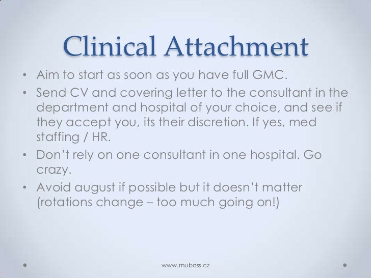 Clinical Attachment Application Letter Clinical Attachment Application Letter