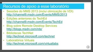 http://channel9.msdn.com/Events/MMS/2013

http://channel9.msdn.com/Events/TechEd

http://blogs.msdn.com/rds/

http://technet.microsoft.com/technet

http://technet.microsoft.com/virtuallabs
 