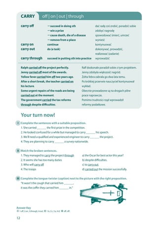 Czasowniki frazowe. Język angielski. Phrasal Verbs - ebook | PDF