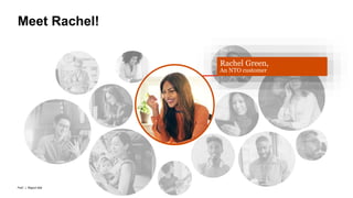 PwC | Report title
Meet Rachel!
Rachel Green,
An NTO customer
 