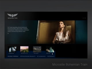 Microsite Bohemian Train
 