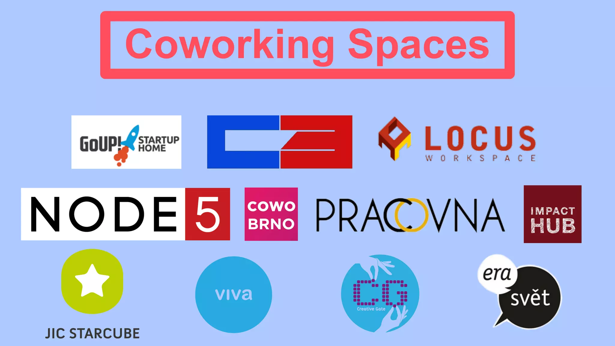 Coworking Spaces
 
