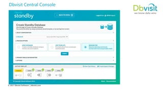 Using Dbvisit STANDBY as DR solution for Oracle ODA machines | PDF