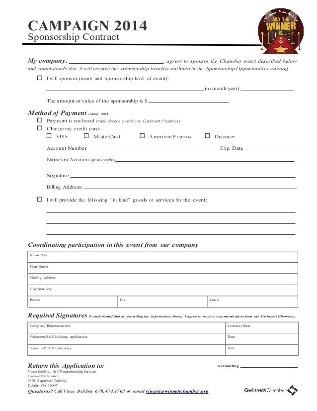 Athlete Sponsorship Agreement Template