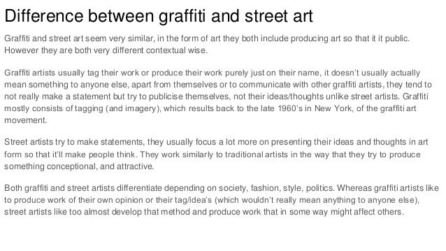graffiti argument essay regents