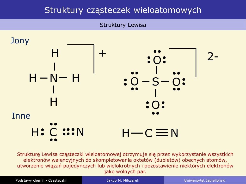 Cząsteczki – wiązania i budowa