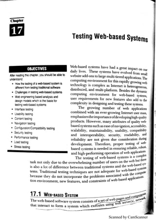 UNIT 4 Software Testing Notes (Topic Wise) | PDF