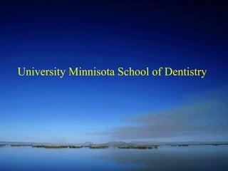 University  Minnisota  School of Dentistry 