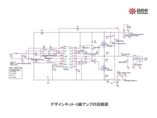 デザインキット・D級アンプの回路図
 