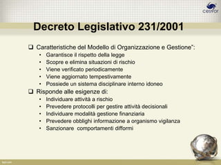 D.lgs 231 | PPT