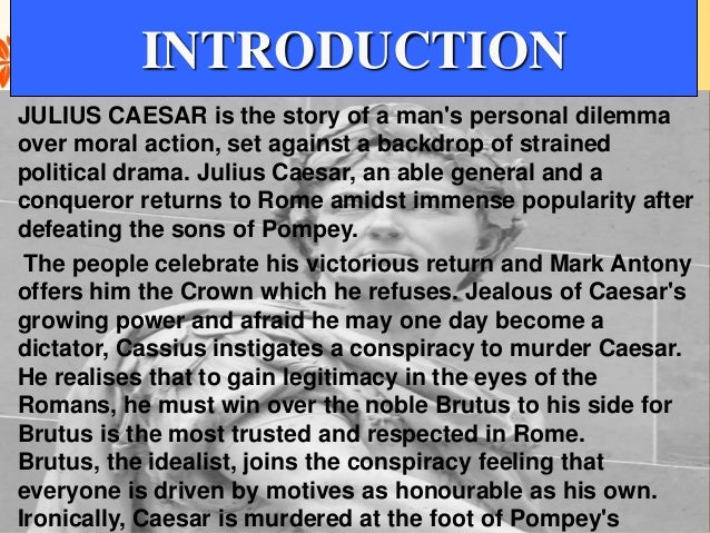 Introduction to julius caesar essay