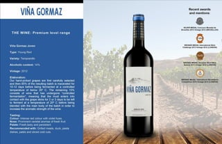 D.O.5 Hispanobodegas group .Wines introduction