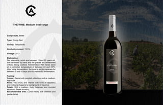 D.O.5 Hispanobodegas group .Wines introduction