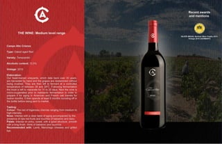 D.O.5 Hispanobodegas group .Wines introduction