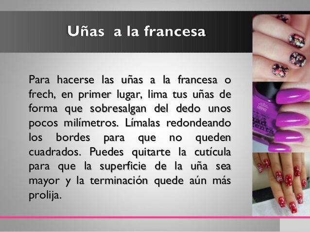 Cómo Hacer Uñas A La Francesa French