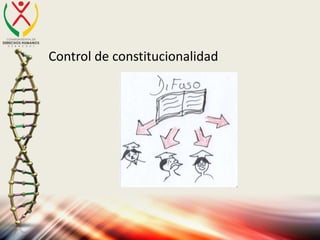 Control de constitucionalidad
 