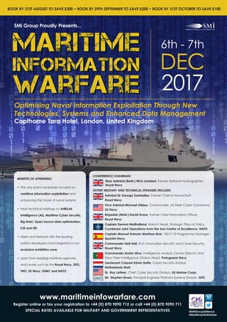 SMi Group's Maritime Infomation Warfare 2017