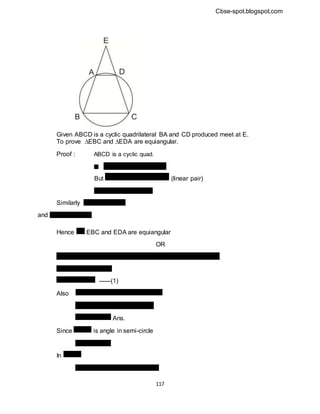 maths sample paper class 9 SA2 | DOCX