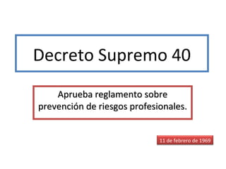 D.s. nº 40 nuevo | PPT