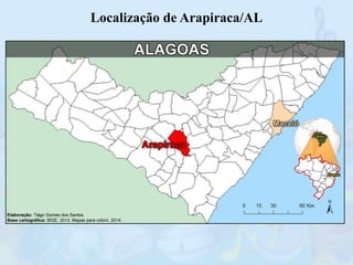 Localização de Arapiraca/AL
 
