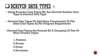 ppt on data types | PDF