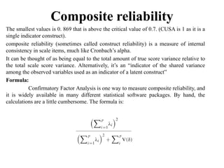 Composit Reliability Structural equation modeling BY Abdul Rahim Chandio | PDF