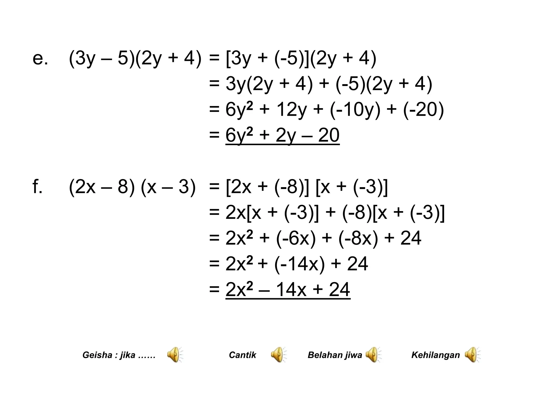 D BENTUK ALJABAR Matematika SMP Kelas VII www defantri ppt d-bentuk-aljabar-matematika-smp-kelas-vii-www-defantri-ppt