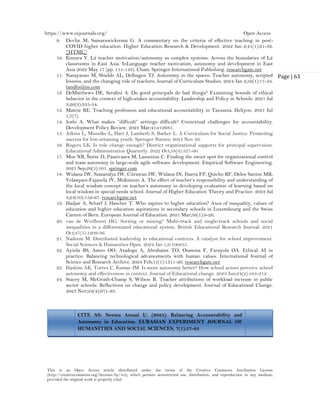 Balancing Accountability and Autonomy in Education (www.kiu.ac.ug) | PDF
