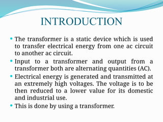 PPT ON TRANSFORMERS BASIC ELECTRICAL ENGINEERING.pptx