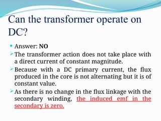 PPT ON TRANSFORMERS BASIC ELECTRICAL ENGINEERING.pptx