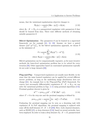 Advanced Techniques in Inverse Problems and Deep Learning for Imaging | PDF