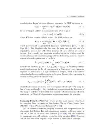 Prior Inverse Problems Advanced Techniques in Inverse Problems and Deep Learning for Imaging | PDF