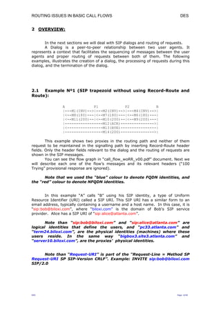 D basic flows-routing-issues-vt00r00 | PDF