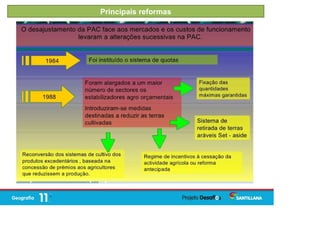 Principais reformas
 