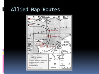 Allied Map Routes