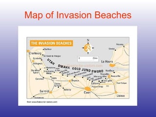 Map of Invasion Beaches 