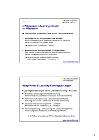 Ablauf Content Entwicklung Grob-  konzept Fein-  konzept Drehbuch   (Storyboard) Technische Realisierung (Programmierung, Medienerstellung) Implemen- tierung Projektmanagement Projektleitung Evalu- ation Pflich- tenheft Qualitätssicherung   Prototyp Prü- fung 