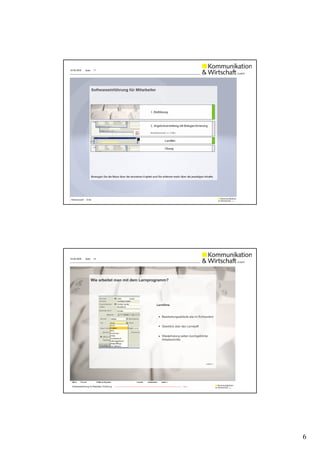 Beispiel-Modell Teilbeauftragung # Projektschritt Kunde beide bit media 1 Pflichtenheft (Workshop) 2 Grobkonzept 3 Prototyp  (Grob/Feinkonzept, Drehbuch, Umsetzung) 4 Feinkonzept 5 Drehbuch 6 Technische und mediale Umsetzung 7 Endredaktion/-lektorat im System 8 Wartung und Pflege 