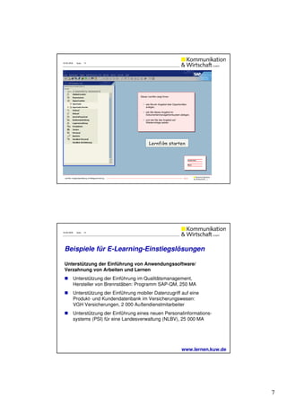 Modell LSKN-Projekt # Projektschritt Kunde beide bit media 1 Pflichtenheft (Workshop) 2 Grobkonzept 3 Prototyp  (Grob/Feinkonzept, Drehbuch, Umsetzung) 4 Feinkonzept 5 Drehbuch 6 Technische und mediale Umsetzung 7 Endredaktion/-lektorat im System 8 Wartung und Pflege 