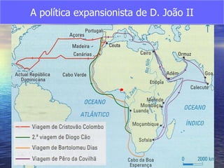 A política expansionista de D. João II 