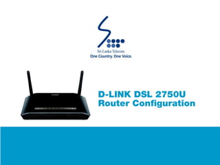 D-LINK DSL 2750 U Router Configuration Guide